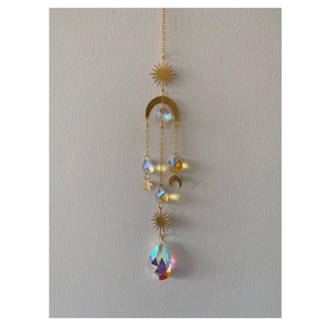 Handmade Crystal Suncatcher: Rainbow Light Prism